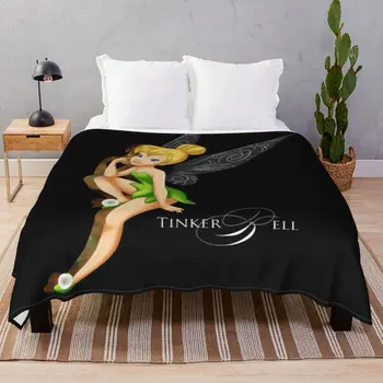TinkerBell Pături Flanel Tipărite Multifuncțional Arunca Pătură pentru Pat Canapea, Birou de Turism