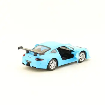 Turnat sub presiune, Metal Model de Jucărie 1:39 Scară 911 GT3 RSR Masina de Curse Trageți Usi Spate cu posibilitate de deschidere Colecție de Învățământ Cadou Copil Meci de Box