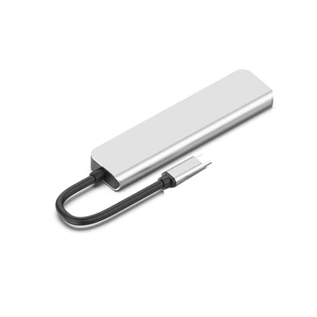 TYPE C la USB-C pentru IPad MacBook Air Pro Adaptor PD Dongle USB-C La HDMI cu USB 3.0 SD/TF Card Reader Thunderbolt 3 C USB Hub