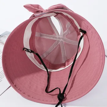Vara Bumbac Pălării Pentru Femei Panama Bumbac Palarie Casual în aer liber windproof Soare Capace de sex Feminin Respirabil Călătorie Vizorul Plimbare cu Capac