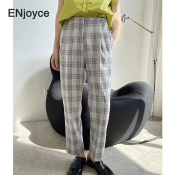 Vintage Carouri Lenjerie De Pantaloni Largi Picior Femei Casual Pantaloni Largi Streetwear Moda Coreeană Drept Harem Cargo Pant De Vară 2021