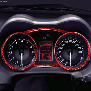 Vitezometru Decor Capacul Ornamental Autocolant pentru Mitsubishi Lancer EVO 2008 2009 anii 2010-Auto Accesorii de Interior din Fibra de Carbon