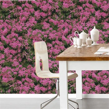 Wellyu actele de pared обои Simplu gradina flori violet roșu net tapet veranda, living, dormitor nou magazin de haine tapet