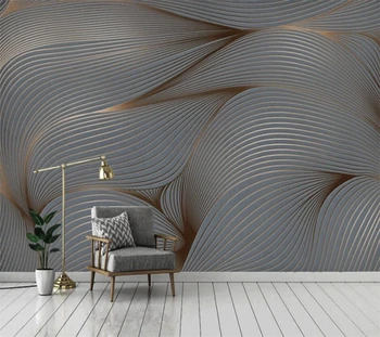 Wellyu Personalizate 3D tapet geometric abstract linie retro Retro Modern, simplu de fundal de lux gazete de perete decor acasă фотообои