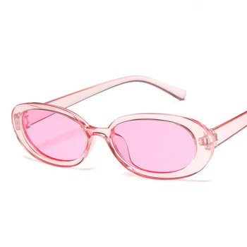 Ywjanp 2018 Noi ochelari de Soare pentru Femei Brand de Moda Designer Oval ochelari de Soare Barbati Ochi de Pisica Retro Transparent Ochelari Lentile UV400
