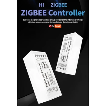 Zigbee Controler cu LED-uri Unice Temperatura de Culoare de Benzi cu LED-uri Controler DC12-24V Tuya Inteligentă de Reglaj Pentru Smart Viata